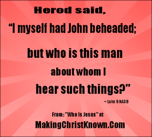 What Herod Said about Jesus Meme