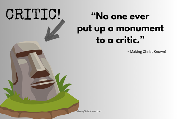 Why No One Builds Statues for Critics: A Biblical Look at Judging Others