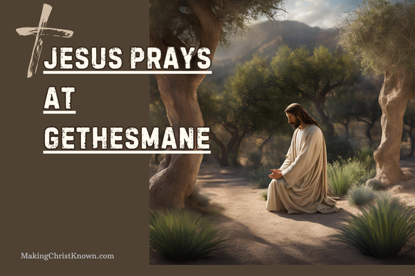 Jesus Prays in the Garden of Gethesmane - Easter Story