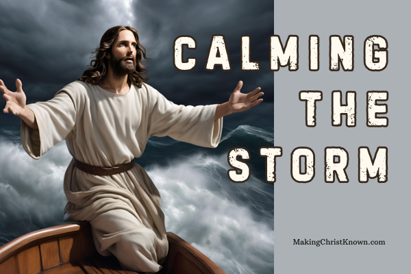 Jesus Calms the Storm in Matthew 8:23-27