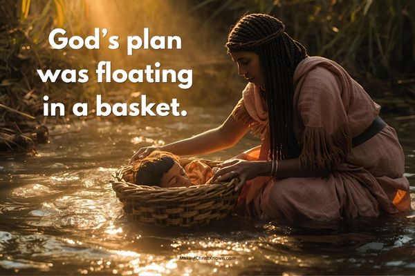 God’s plan comes about in unusual ways