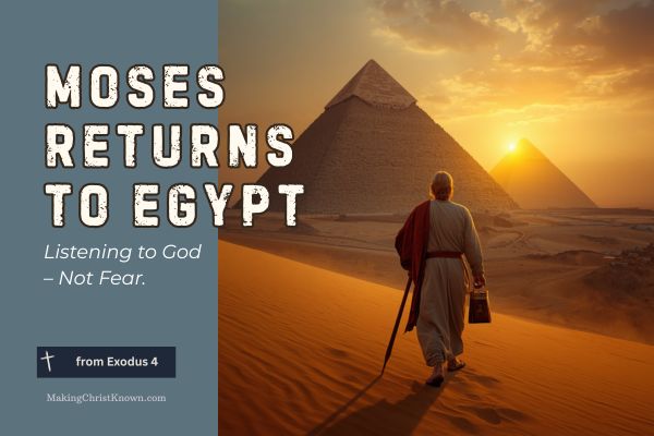 Moses Returns to Egypt: Faith, Obedience, and God's Power in Exodus 4