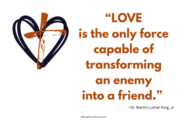 Christian meme to share: Martin Luther King Jr. Quote on Love: A Christian Reflection