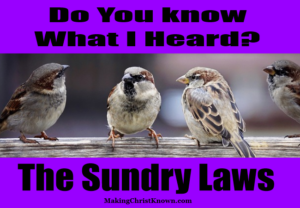 Sundry Laws