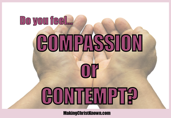 compassion and contempt on the Sabbath