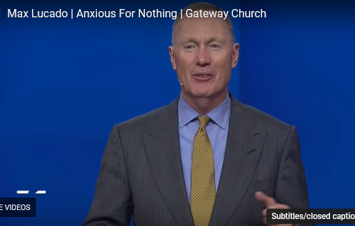 Max Lucado – Anxious For Nothing | Video Guide for Anxiety