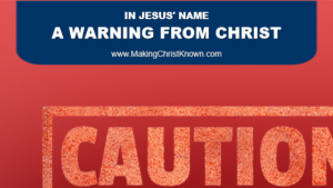 warning from Christ