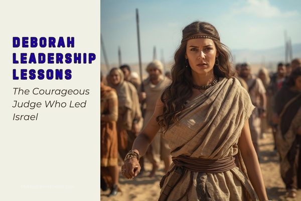 Deborah Bible study leadership lessons: The Courageous Judge Who Led Israel – Lessons on Wisdom, Faith, and Decisive Leadership